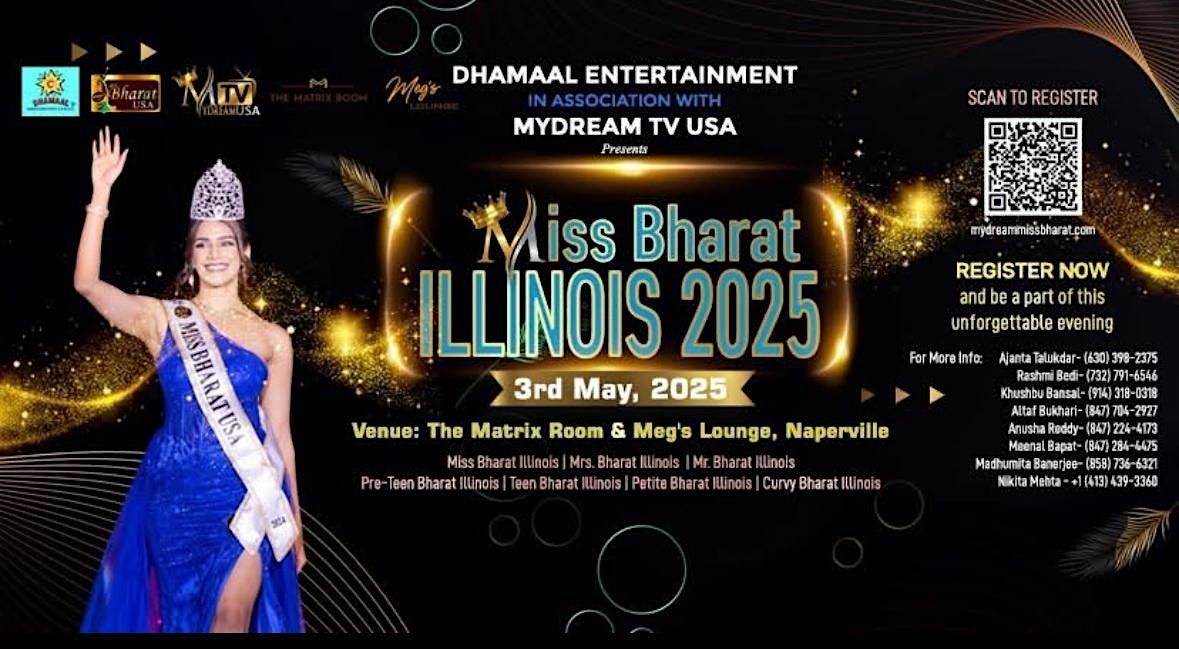 Miss Bharat Illinois 2025 & Chicago Fashion Show