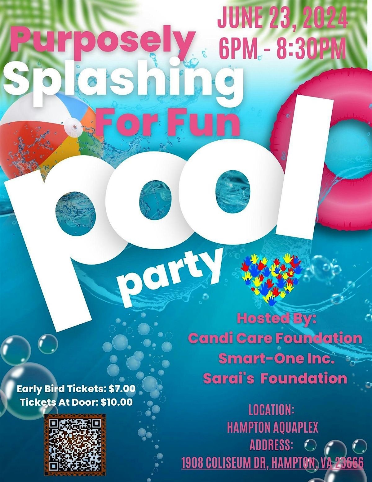 Purposely splashing for fun