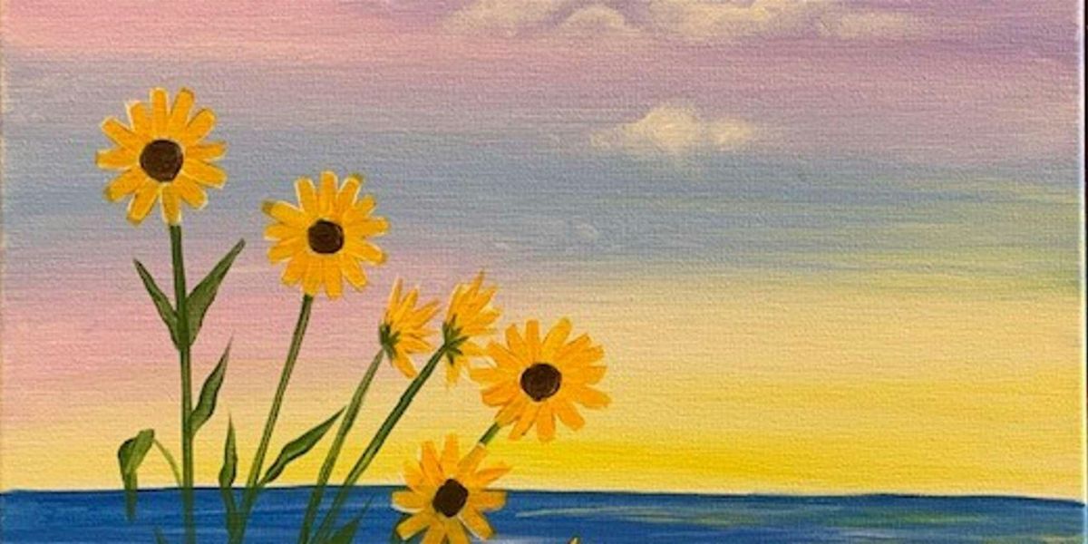 Sunflower Shore - Paint and Sip by Classpop!\u2122