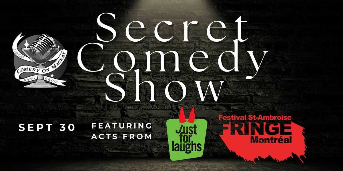 Secret Comedy Show 002 - English Standup Comedy - Comedy on Mackay