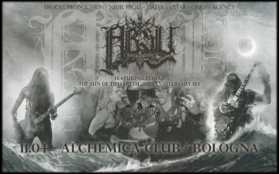 Absu - 30th Anniversary of The Sun of Tiphareth Live at Alchemic Music Club - Bologna