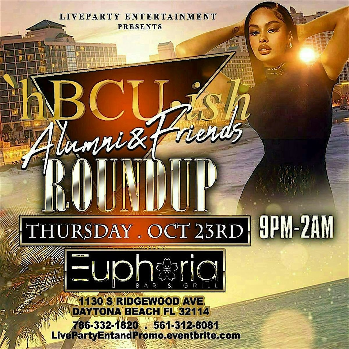 B-CU HOMECOMING 2025  hBCU'ish ROUNDUP WELCOME BACK PARTY THUR