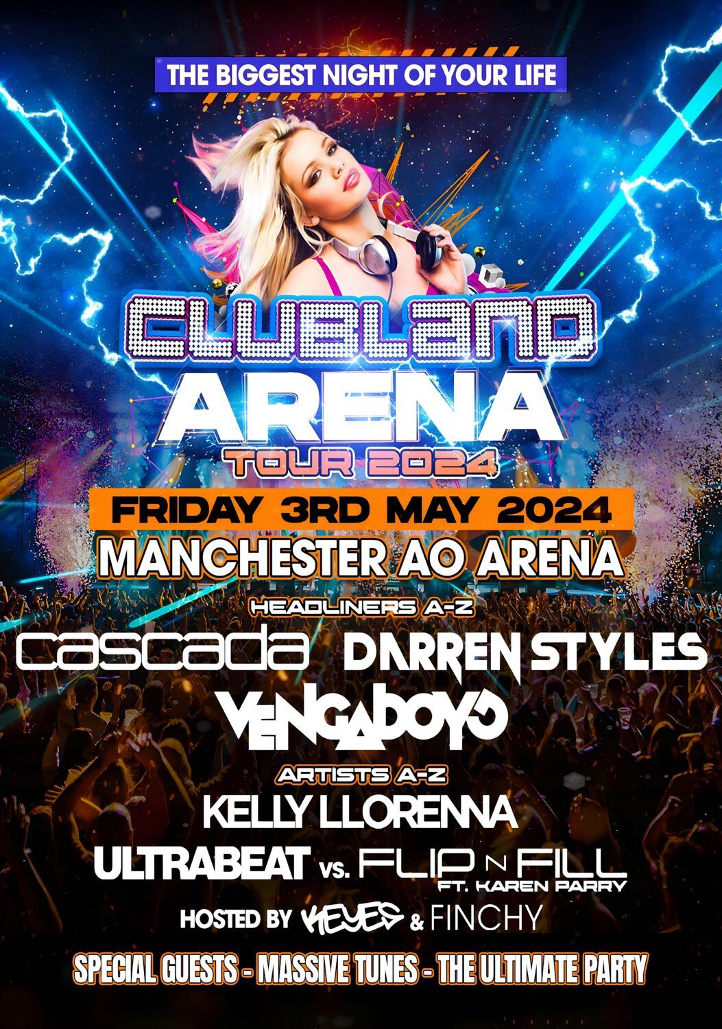 Clubland at AO Arena