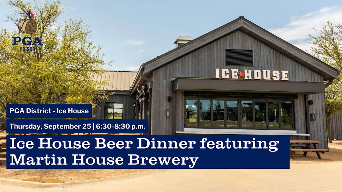 Ice House Oktoberfest Beer Dinner featuring Martin House Brewing Company