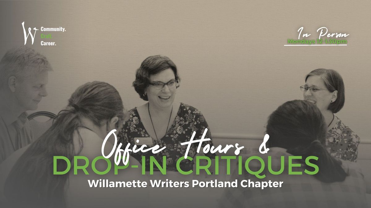 Portland: Office Hours & Drop-In Critique