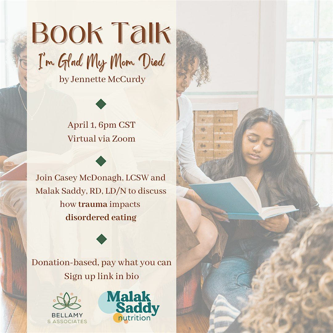 Book Talk: "I'm Glad My Mom Died"