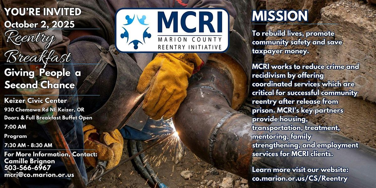 2025 MCRI "Giving People a Second Chance" Community Breakfast