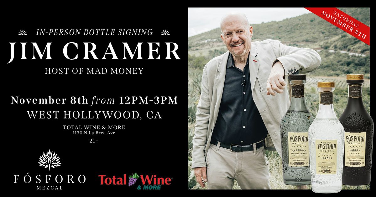 Jim Cramer (Mad Money Host) Bottle Signing!