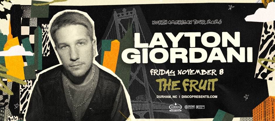 Layton Giordani l November 8 l The Fruit Durham