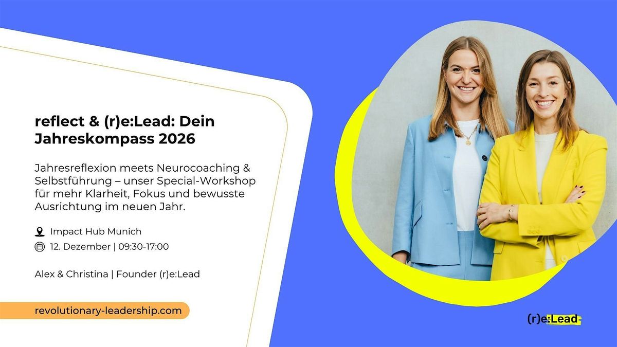 reflect & (r)e:Lead \u2013 Dein Jahreskompass 2026