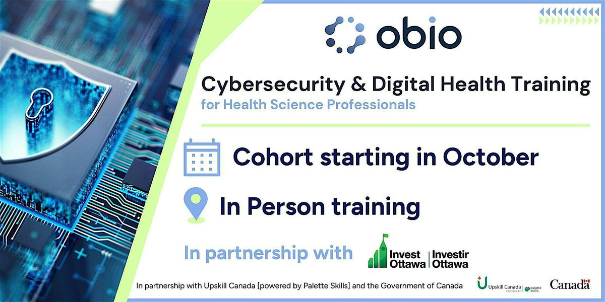 Cybersecurity & Digital Health Training  - October cohort