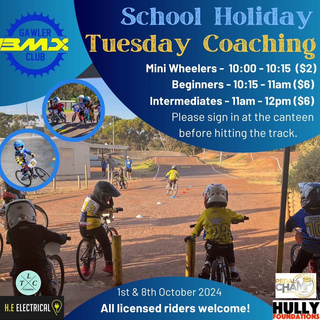 Gawler BMX - School Holidays Coaching - Week 1