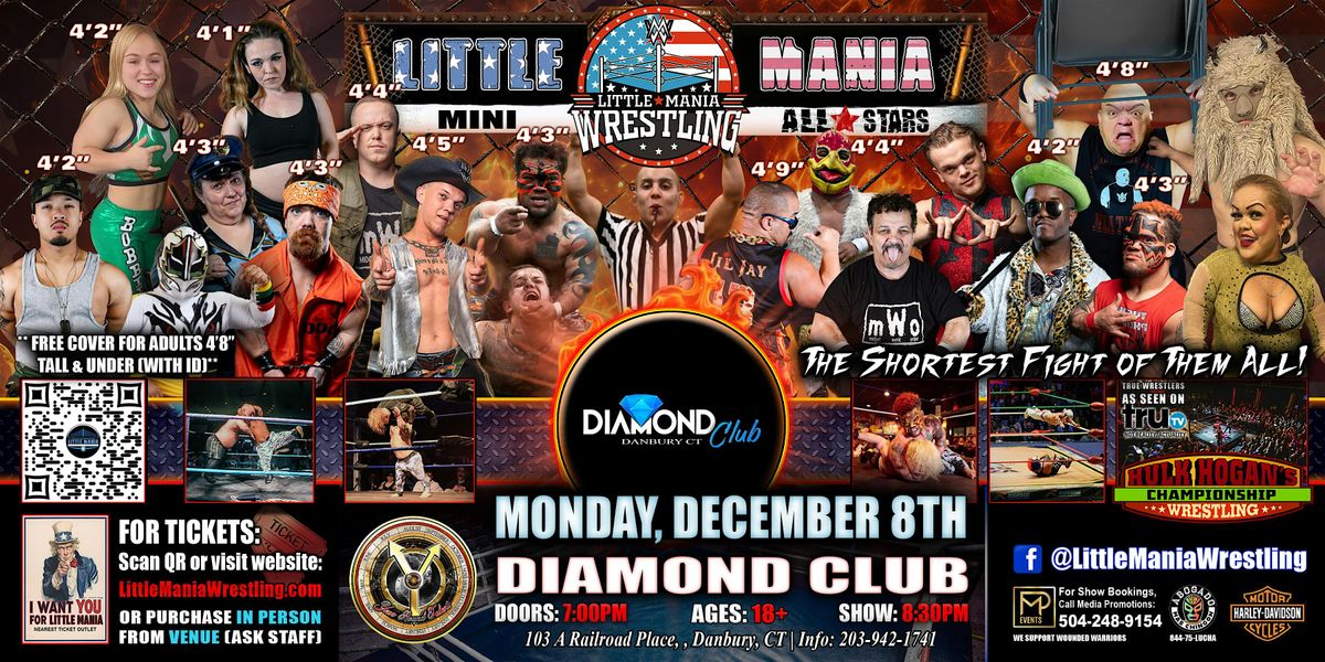 Danbury, CT - Little Mania Mini Wrestling @ Diamond Club