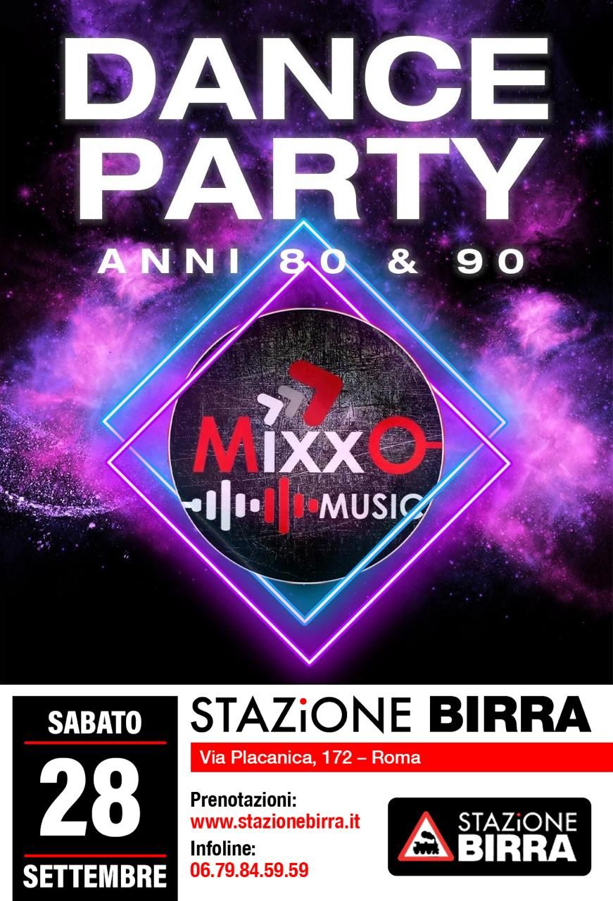 MIXXO NIGHT: DANCE PARTY 80-90