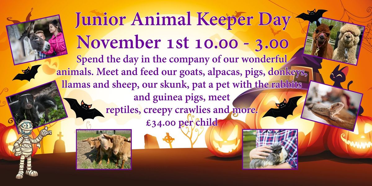 Halloween Junior Animal Keeper Day