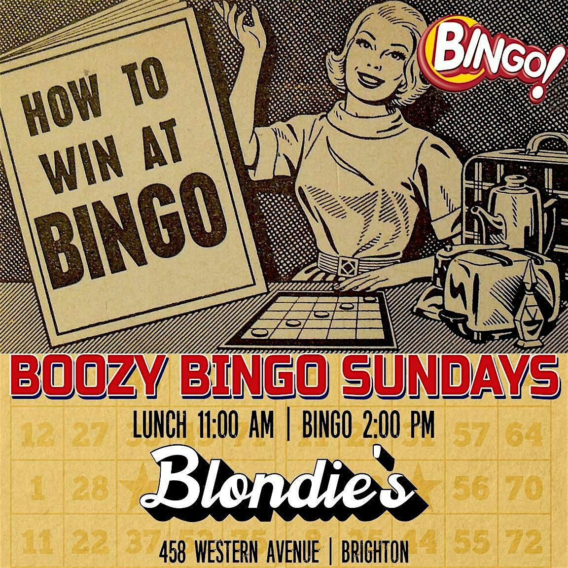 BOOZY BINGO SUNDAYS @ BLONDIE'S