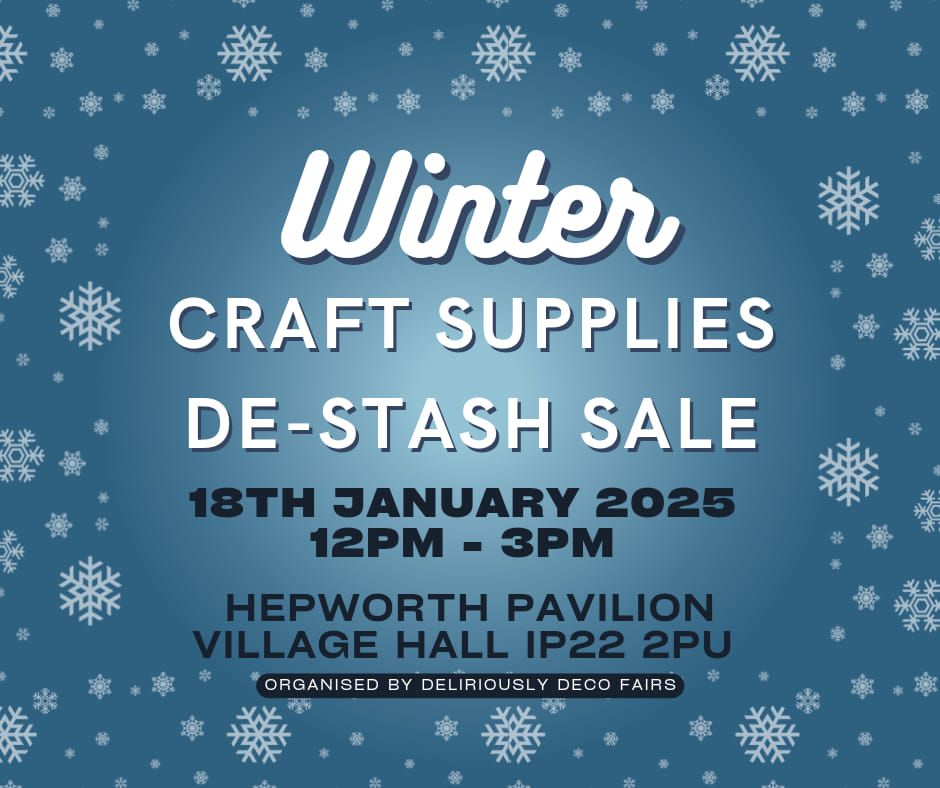 Winter Craft Supplies De-Stash Sale