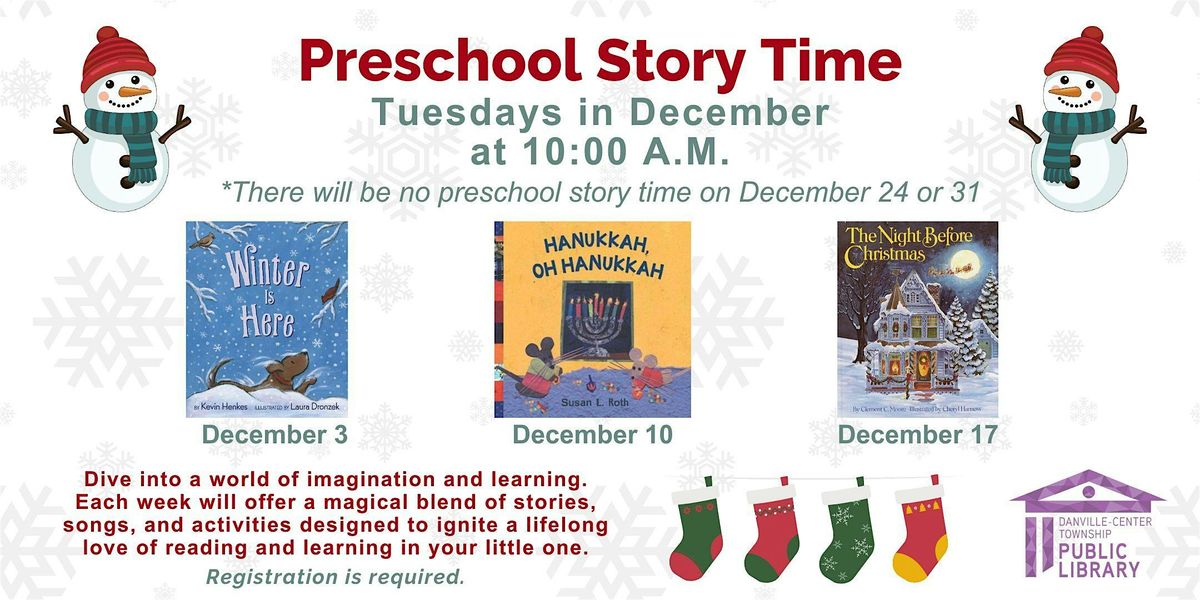 Preschool Story Time