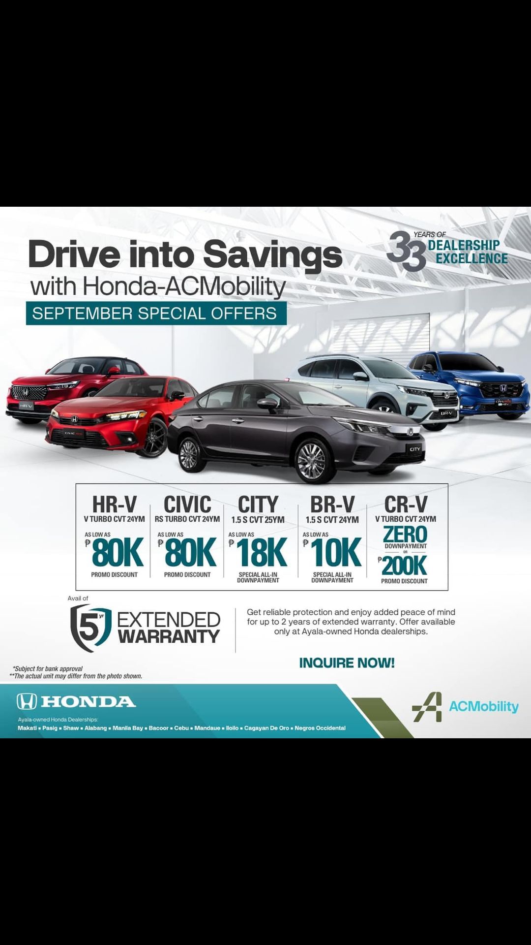 Honda ACMobility Offer