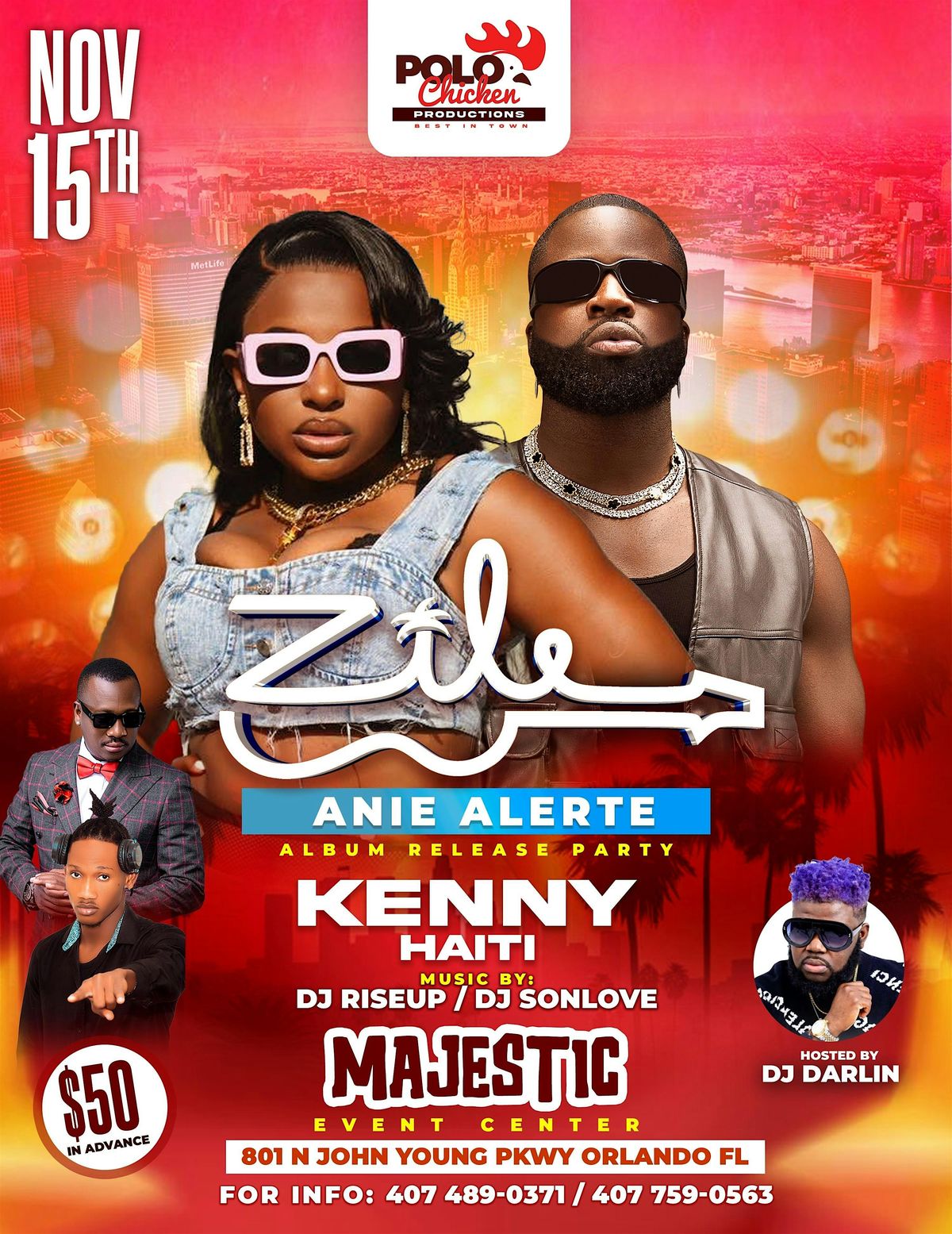 ZILE D'ANIE ALERTE ALBUM RELEASE PARTY ORLANDO FL