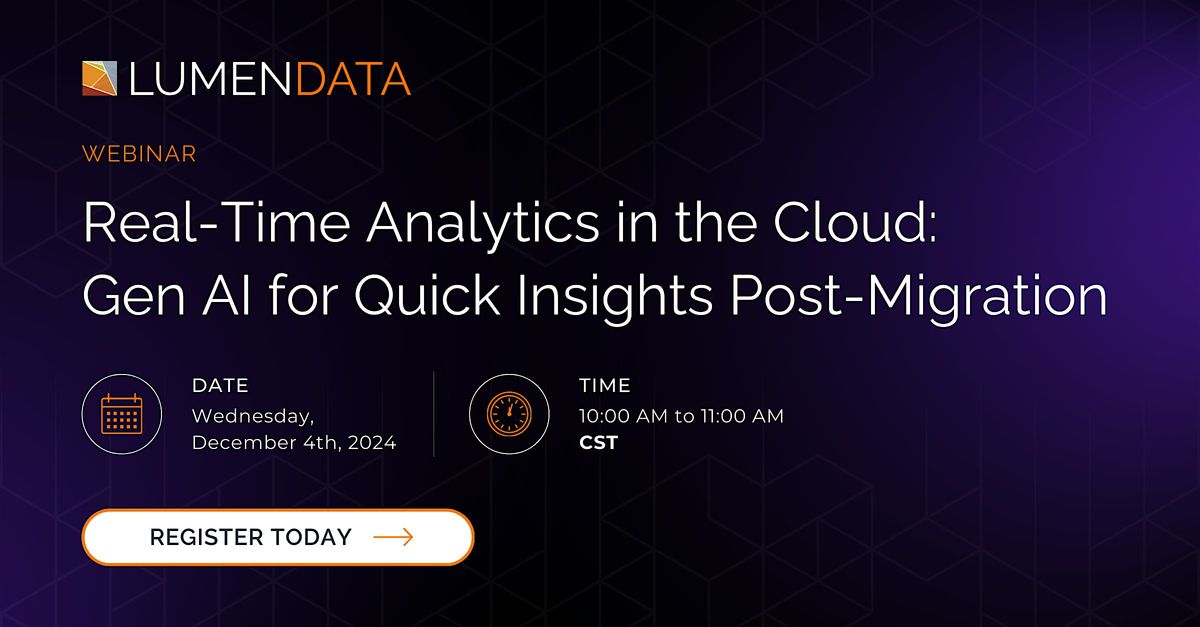 Real-time Analytics in the Cloud: Gen AI for Quick Insights Post-Migration