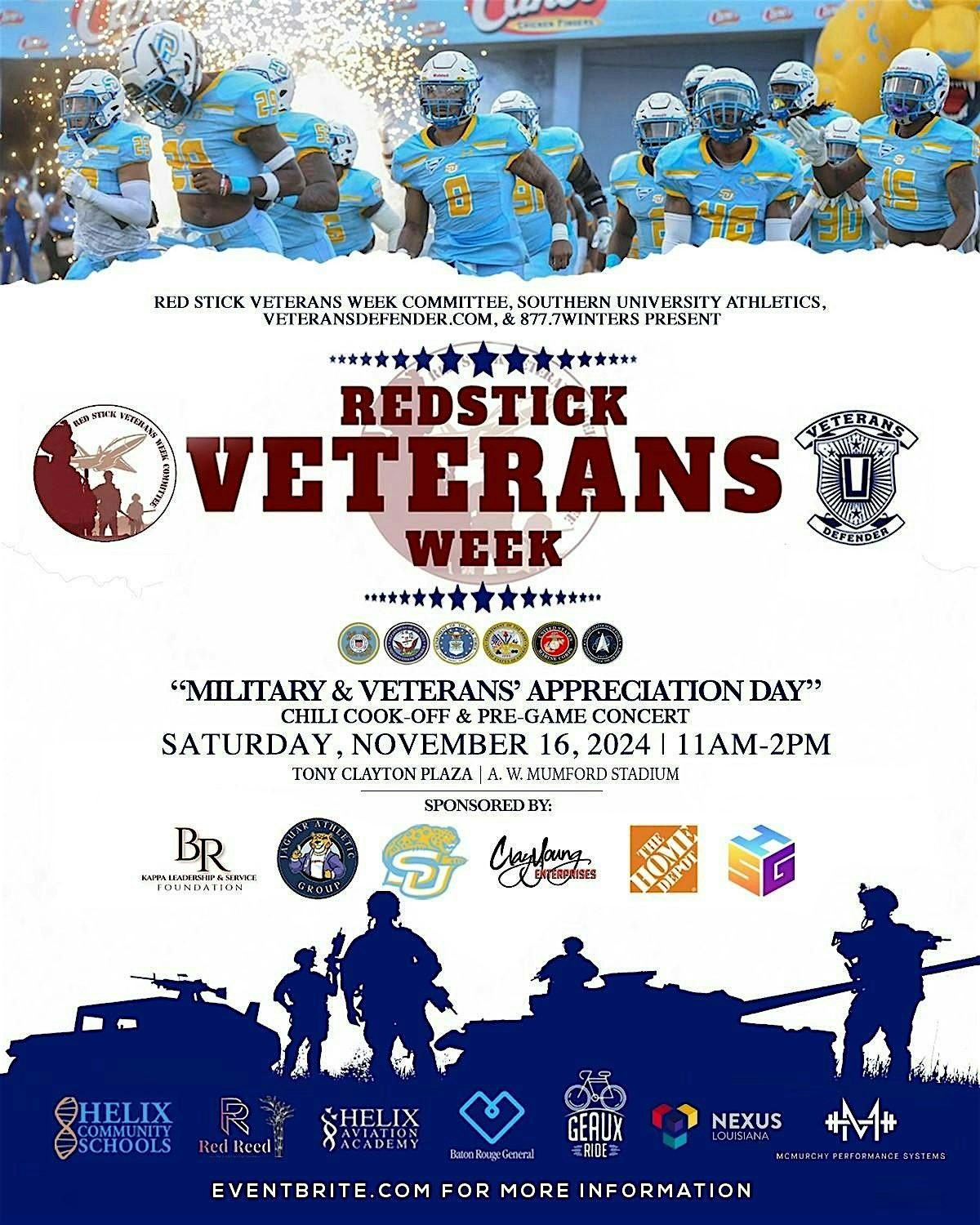 2024  RED STICK VETERANS' WEEK Nov 11-16th