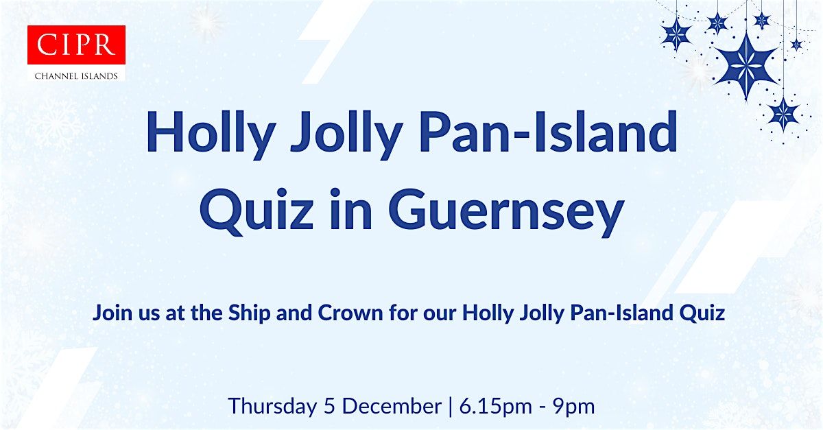 Holly Jolly Pan-Island Quiz in Guernsey