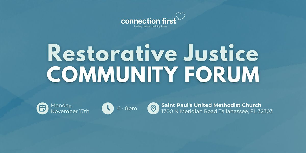 Restorative Justice Community Forum