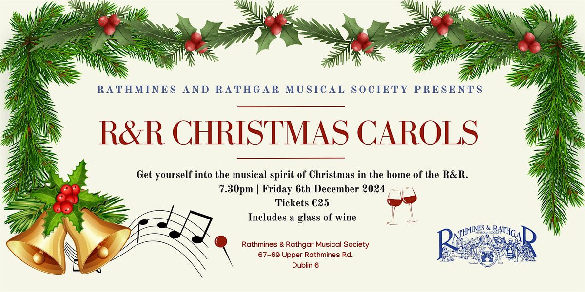 Sing into Christmas with the R&R December  6th 2024