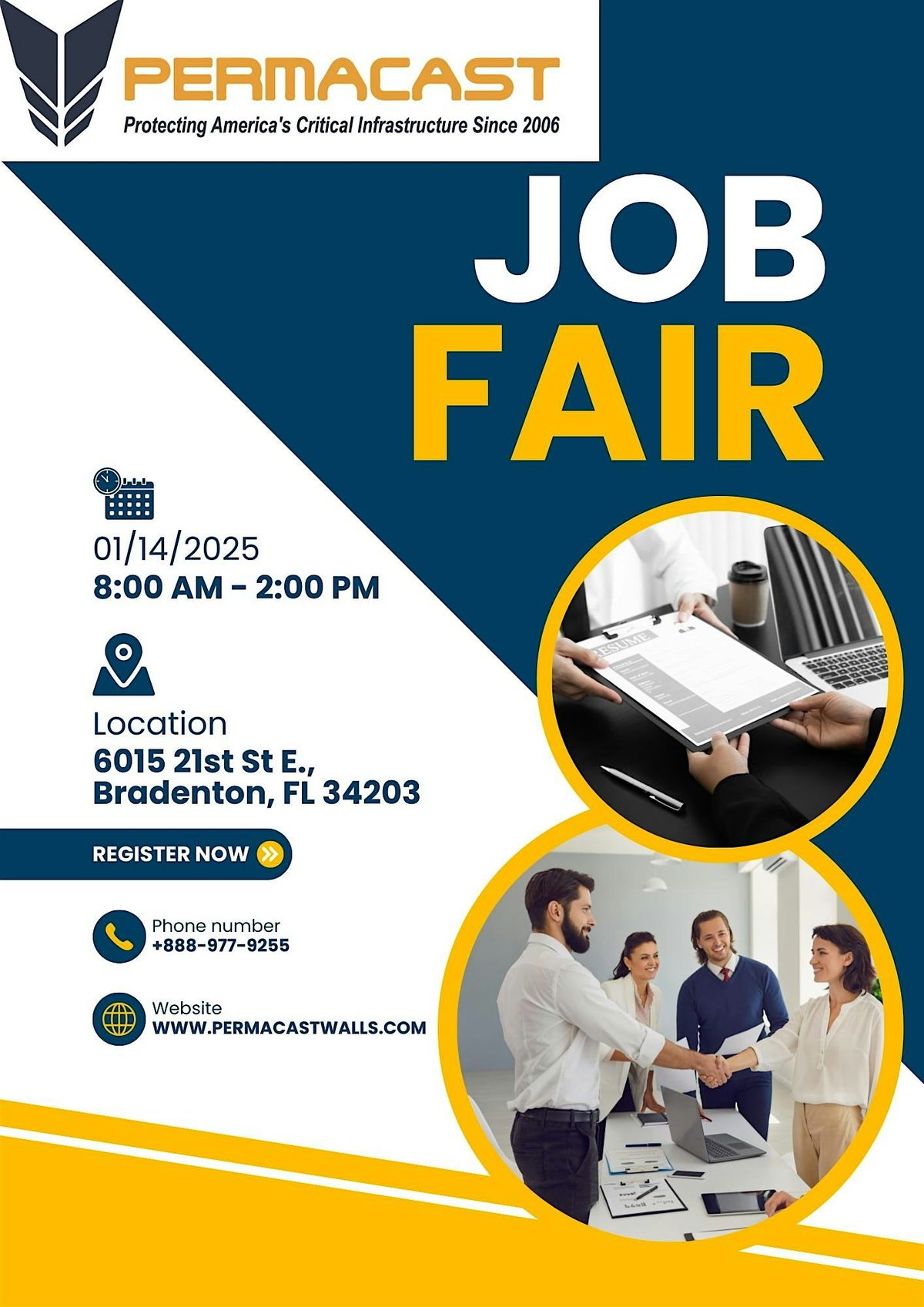 Construction Job Fair In Bradenton, Florida