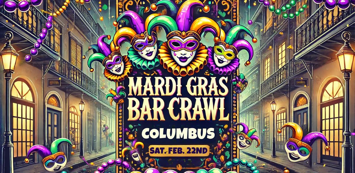 Official Mardi Gras Bar Crawl - Columbus