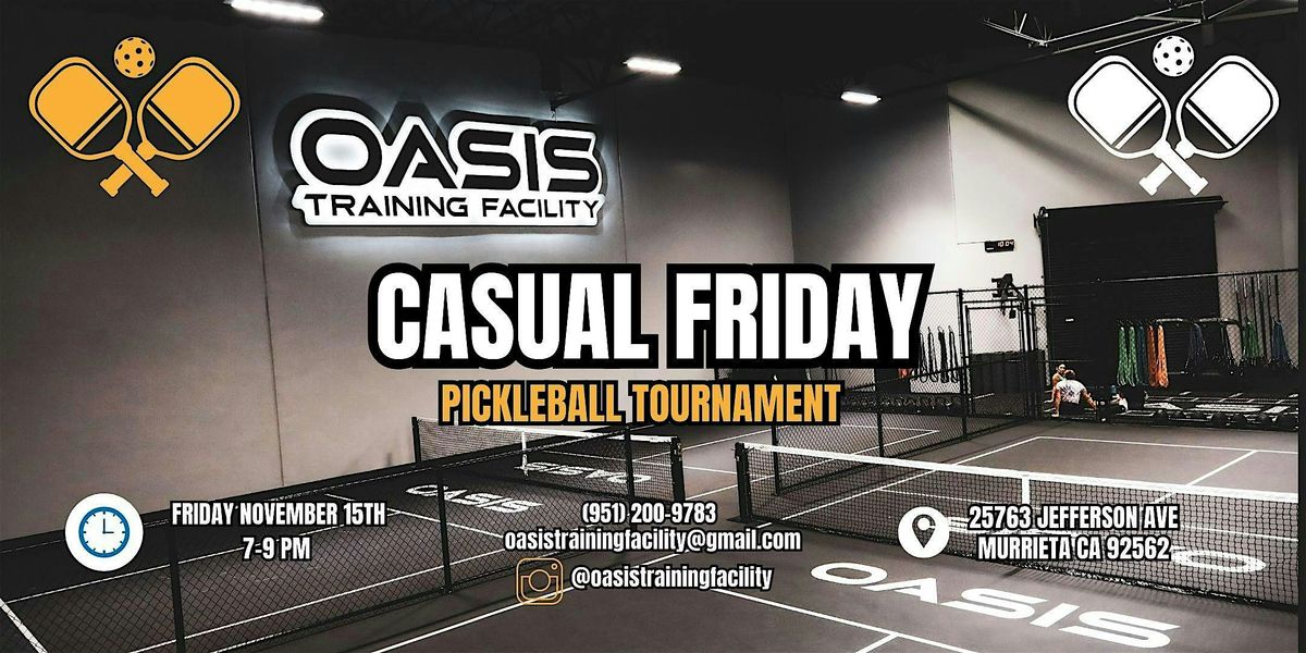 Casual Friday Pickleball Tournament