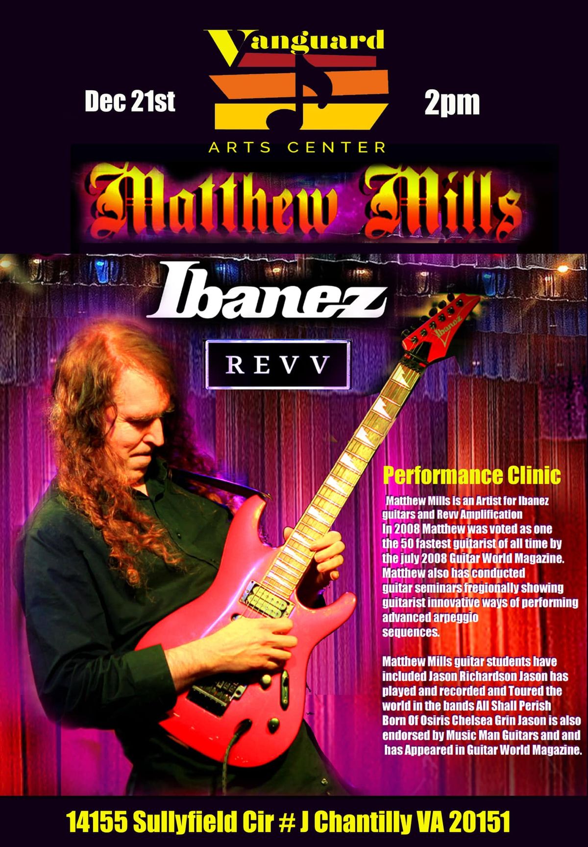 Matthew Mills Guitar Clinic