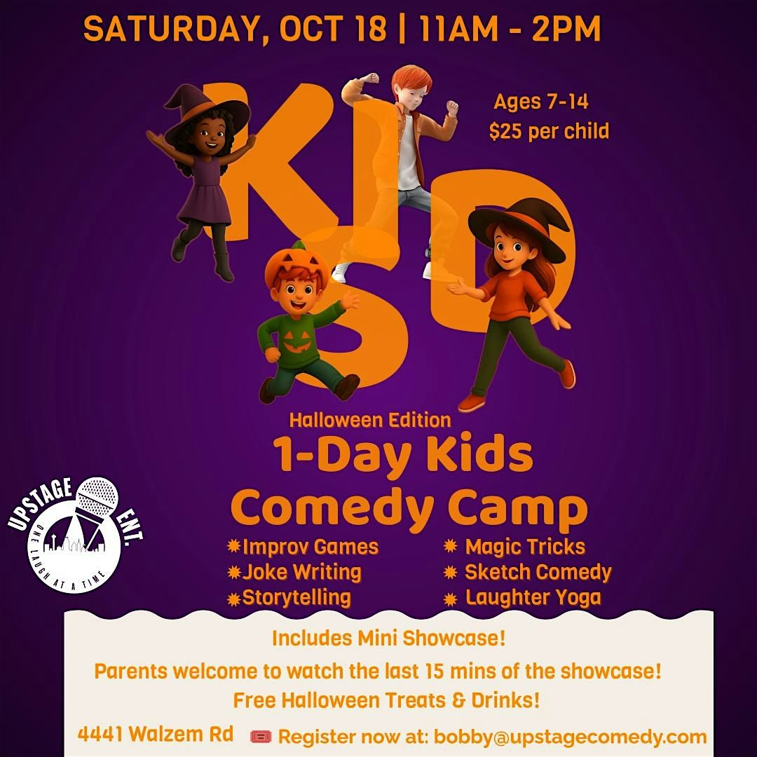 Halloween Edition: 1-Day Kids Comedy Camp