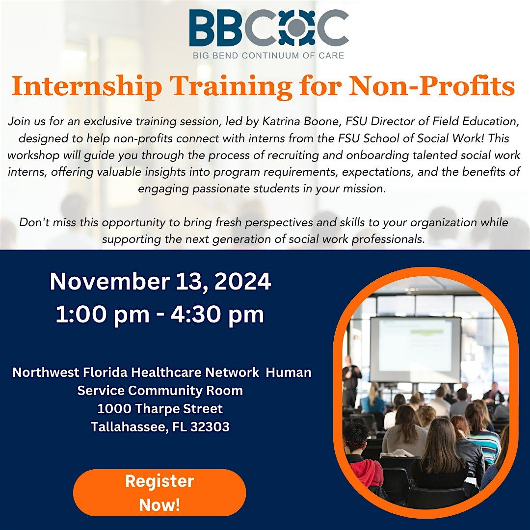 Internship Training for Non-Profits (School of Social Work)