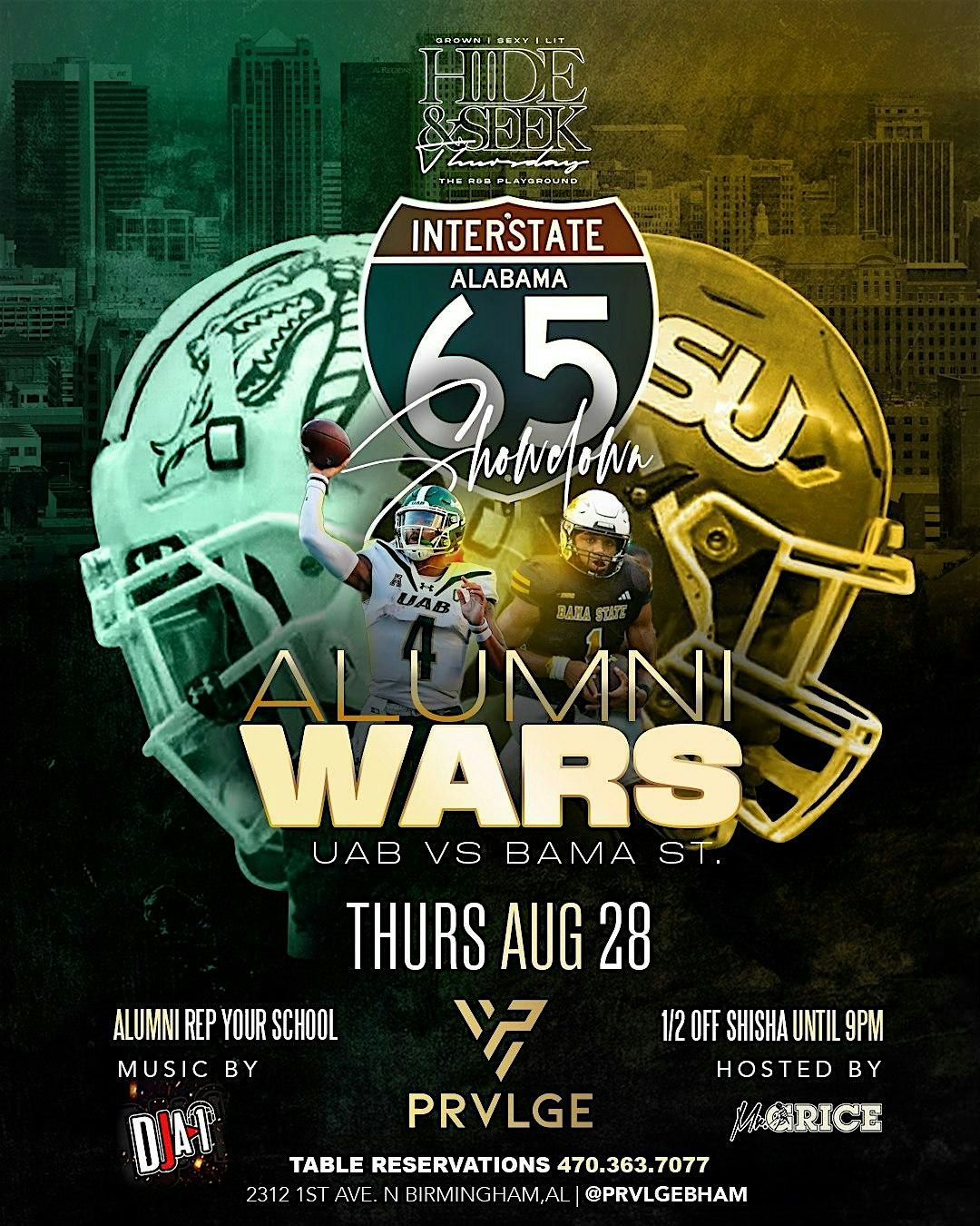 I-65 Showdown Alumni Wars UAB vs BAMA ST