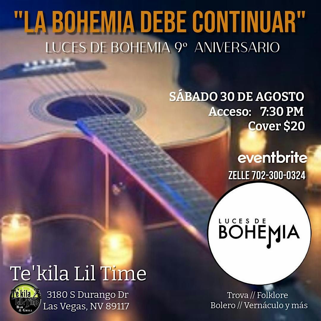 La bohemia debe continuar: Celebrando 9 a\u00f1os de Luces de Bohemia