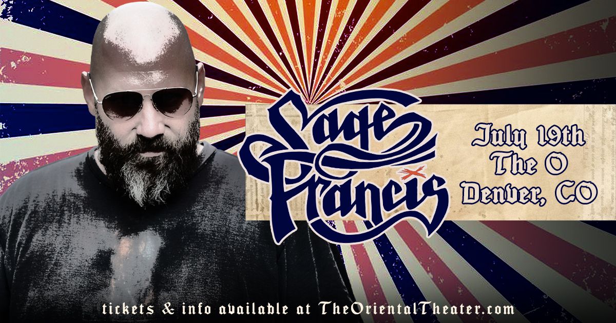 Sage Francis in Denver, CO at The Oriental Theater 7\/19\/24