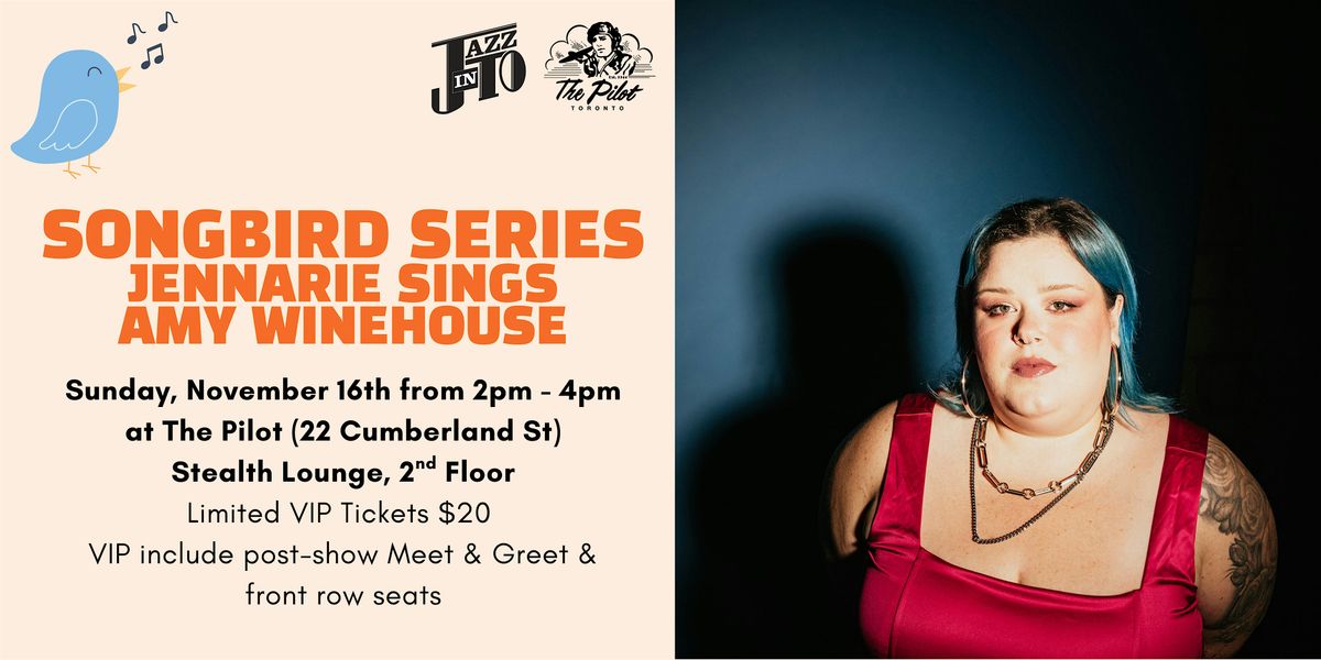 JazzInToronto's Songbird Series: Jennarie Sings Amy Winehouse