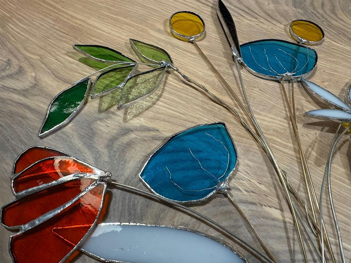 TIFFANY GLASS WILDFLOWER BOUQUET 18+ YRS