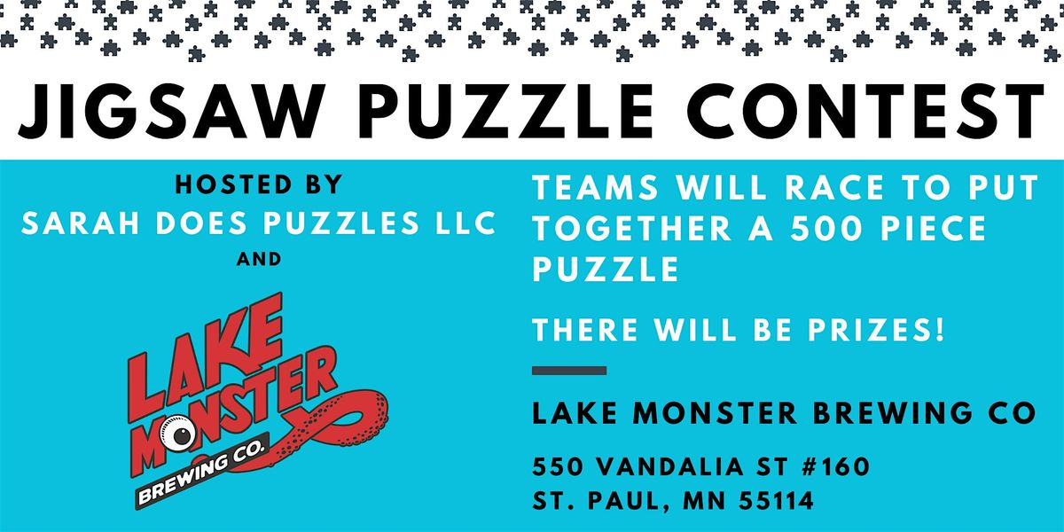 Team Jigsaw Puzzle Contest at Lake Monster Brewing - August 2025