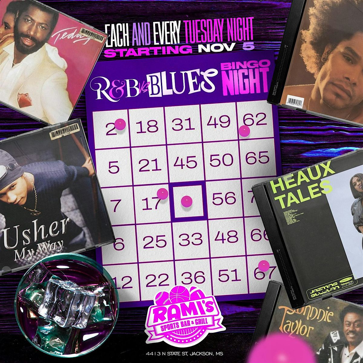 R&B vs Blues Bingo Night