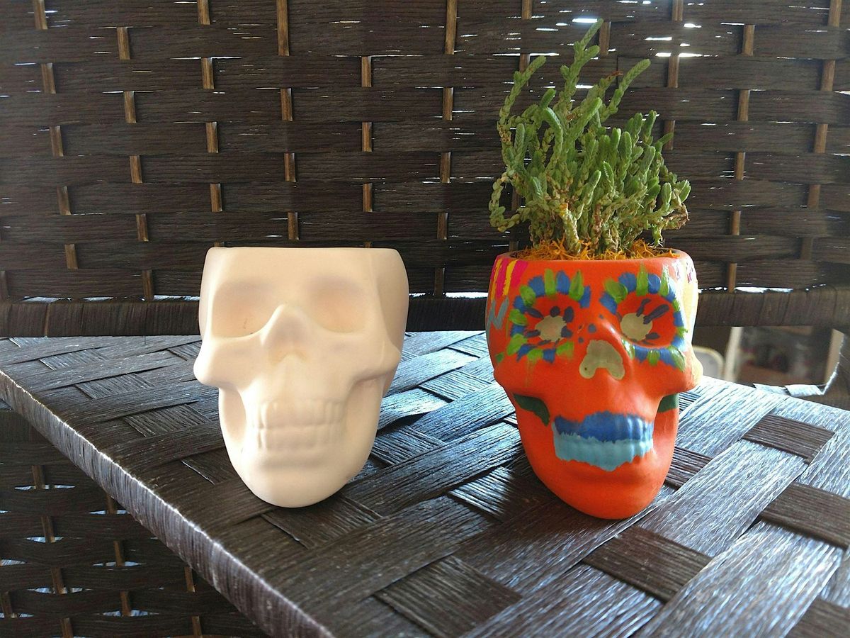 Day of Dead painting, planting and movie night!