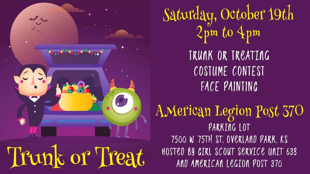 TRUNK OR TREAT!  