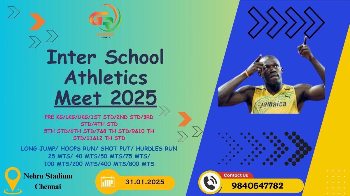 Inter School Athletics Meet (Nehru Stadium Chennai 2025)