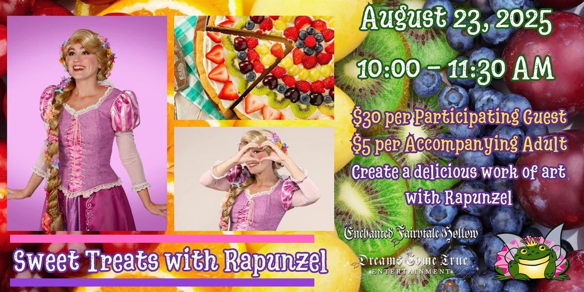 Sweet Treats: Fantastic Fruit Pizza Mosaics with Rapunzel