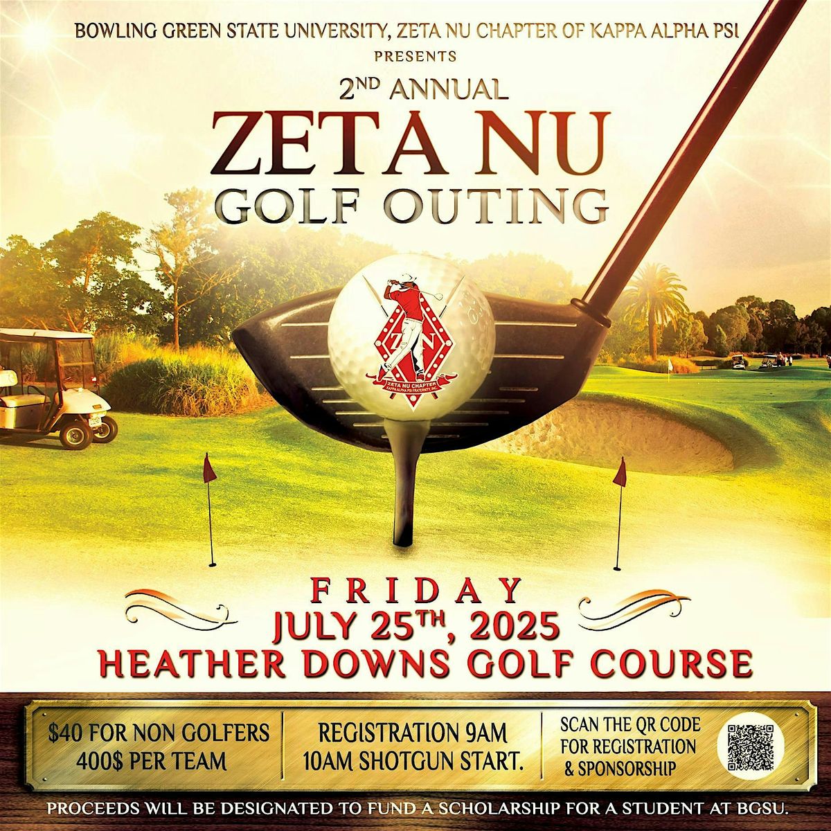 2nd Annual Zeta Nu Golf Outing