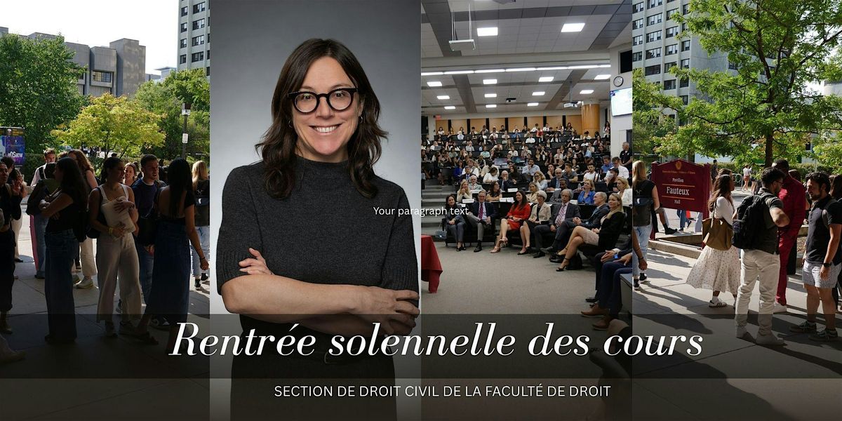 Rentr\u00e9e solennelle de la Section de droit civil