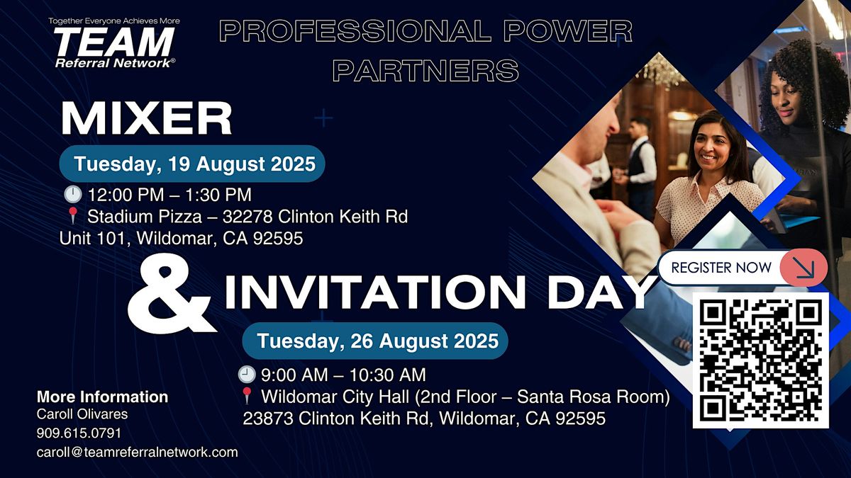 Wildomar Networking Alert!