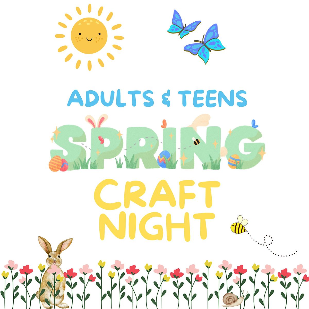 Adults & Teens Spring Craft Night